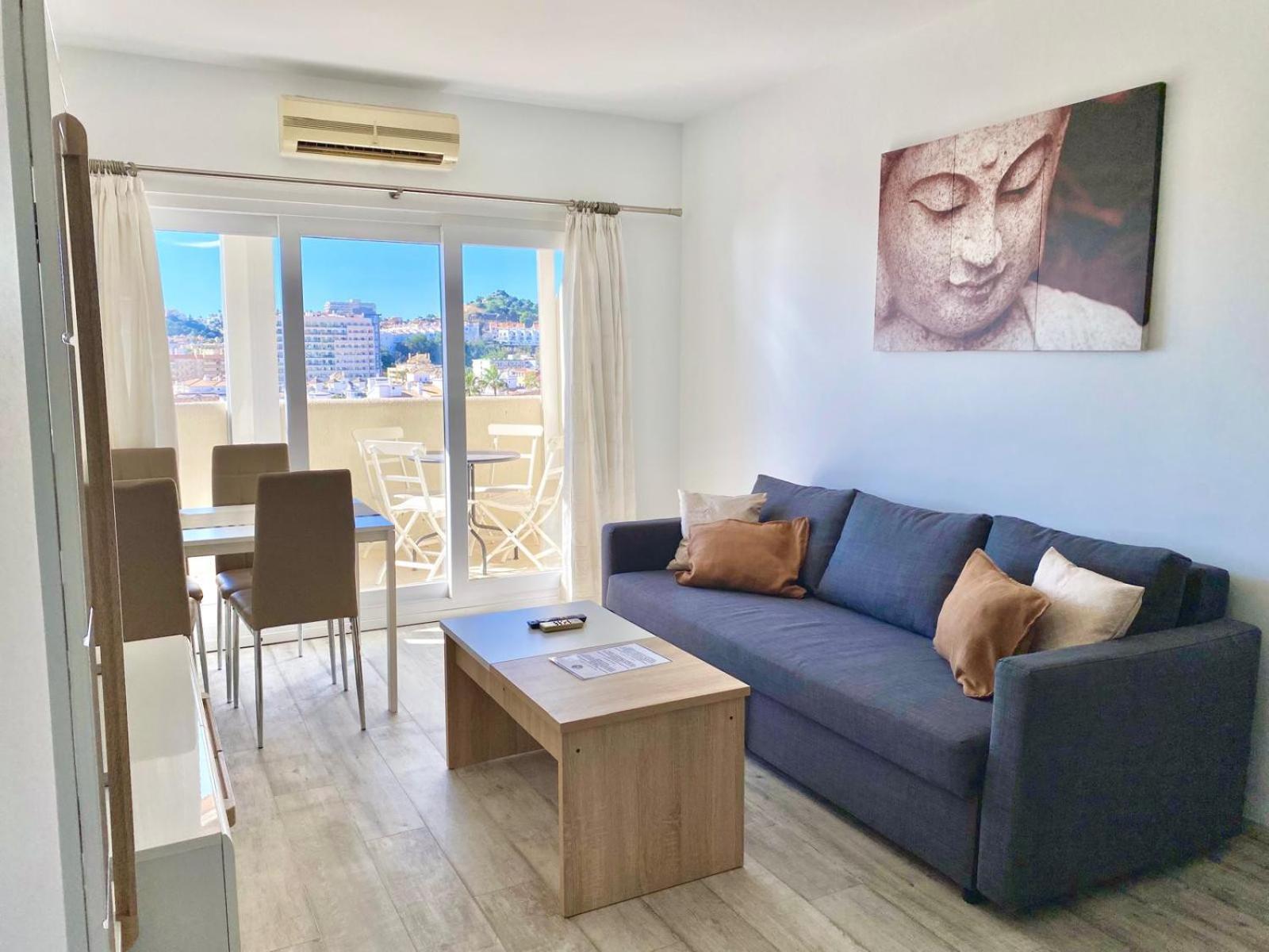 בנאלמדנה El Estudio De La Playa Benalbeach New 1Bd, Piscinas, Playa Y Vistas Al Mar Ref504 מראה חיצוני תמונה