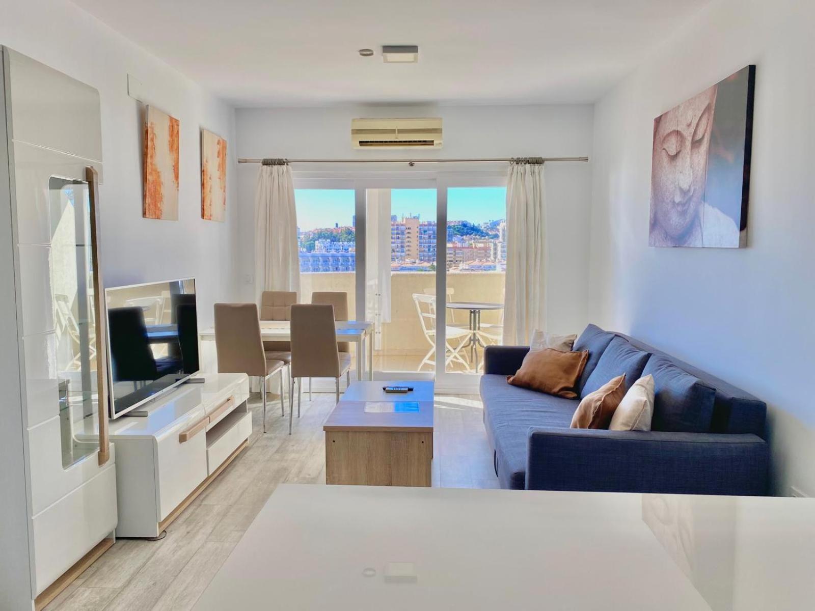 בנאלמדנה El Estudio De La Playa Benalbeach New 1Bd, Piscinas, Playa Y Vistas Al Mar Ref504 מראה חיצוני תמונה